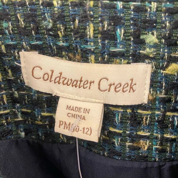 Coldwater Creek Med. Petite Green Waist Jacket - Picture 3 of 4